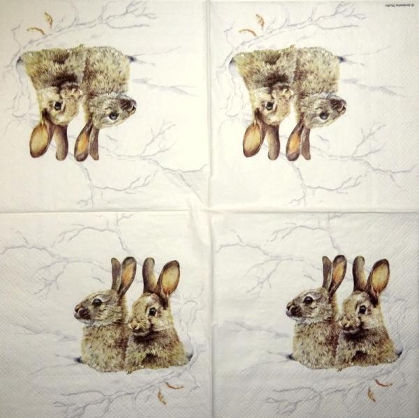 017 Hasen: natürlich - 3-lagig